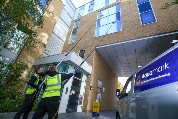 Water-Fed Pole Window Cleaning For Your Commercial Building